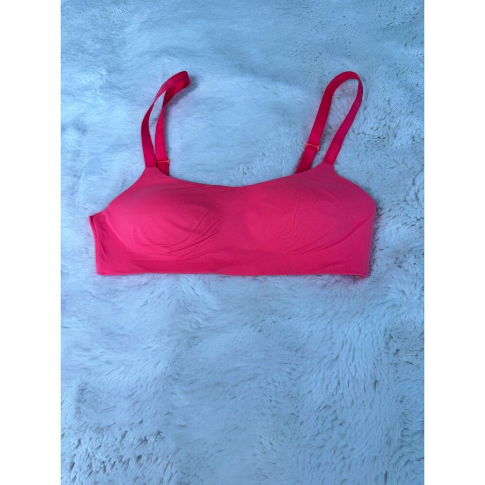 Aerie SMOOTHEZ Bra-ish Wireless Bralette Hot Pink XS Y2K Seamless